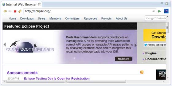 Eclipse - Web浏览器