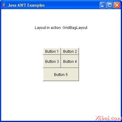 AWT GridBagLayout