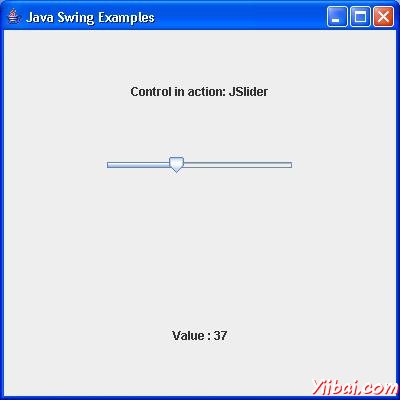 Swing JSlider