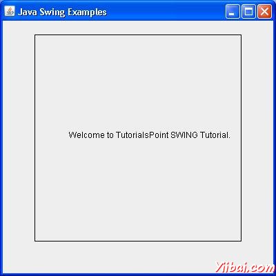 SWING JWindow