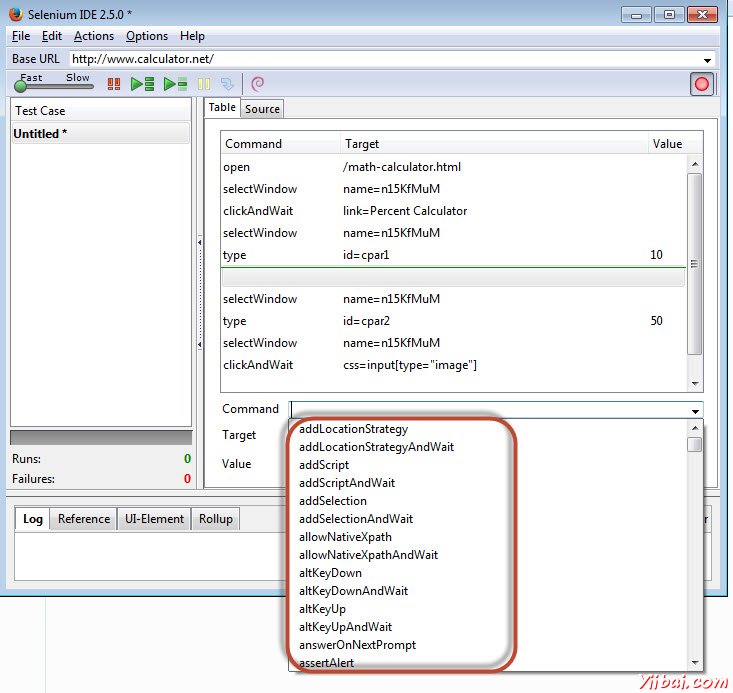 selenium ide 23