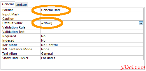 Screenshot of Orders table