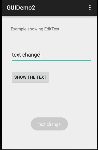 Android edittext Control