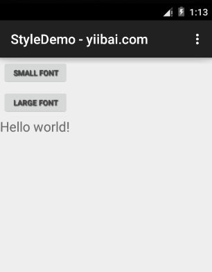 Android样式示例